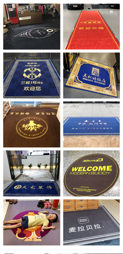 專(zhuān)屬迎賓體驗(yàn) 電梯酒店定制廣告地墊，門(mén)面與品牌的雙贏之選